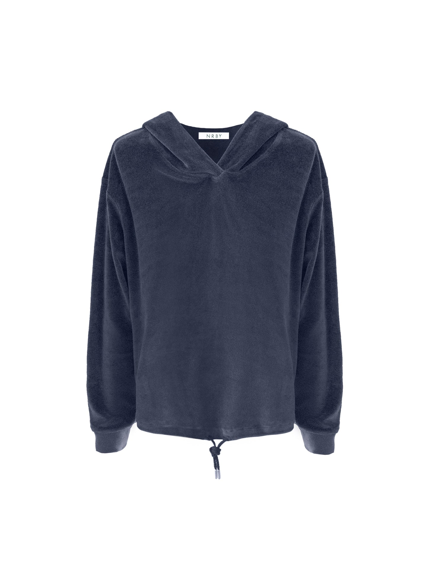 Valentina velour hooded top