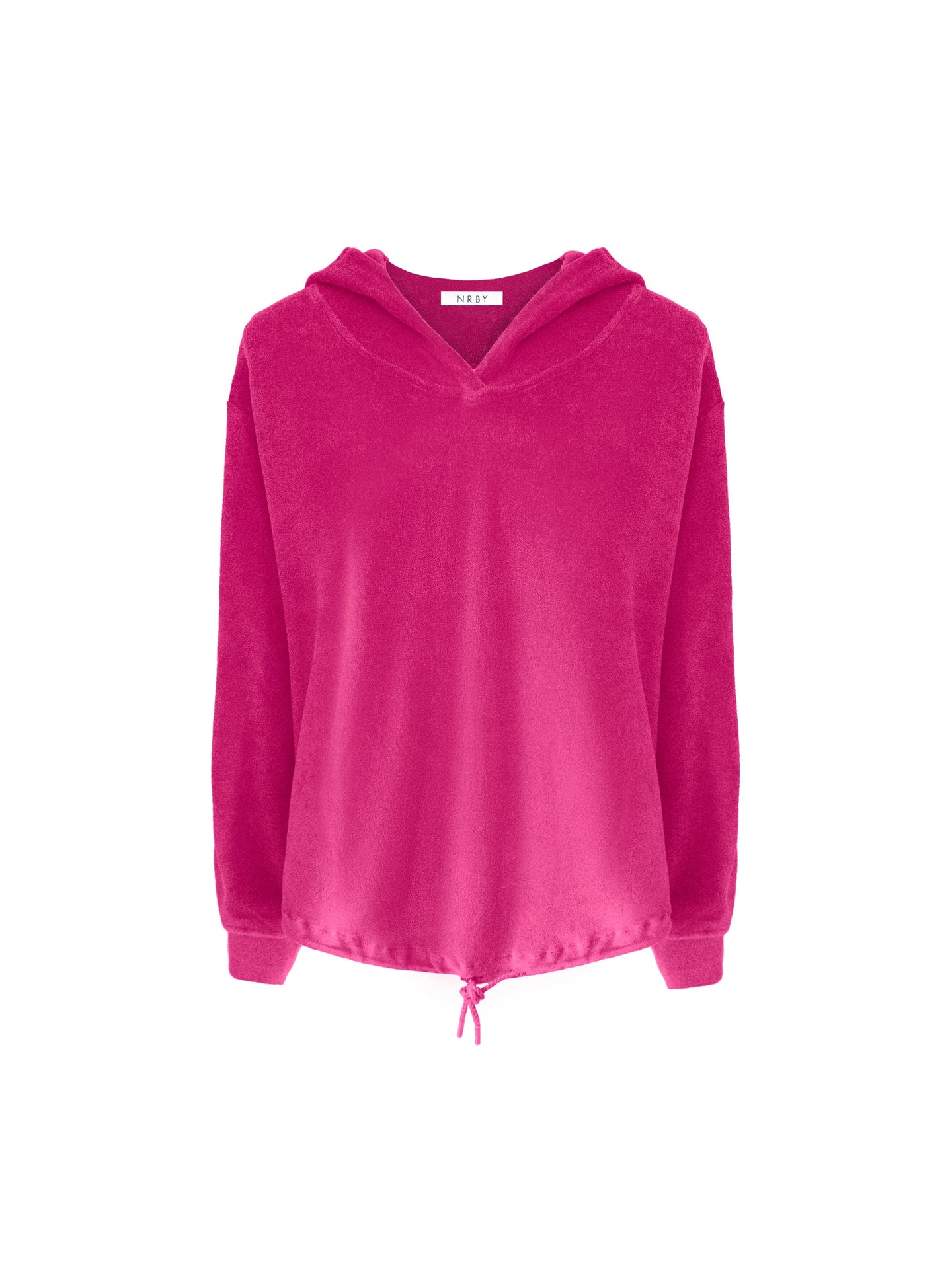 Valentina velour hooded top