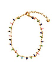 Multi coloured beaded bracelet