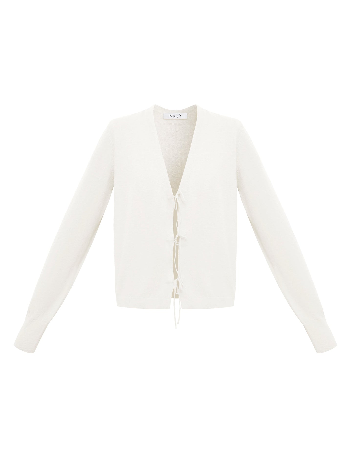 Tori cotton linen cardigan - White
