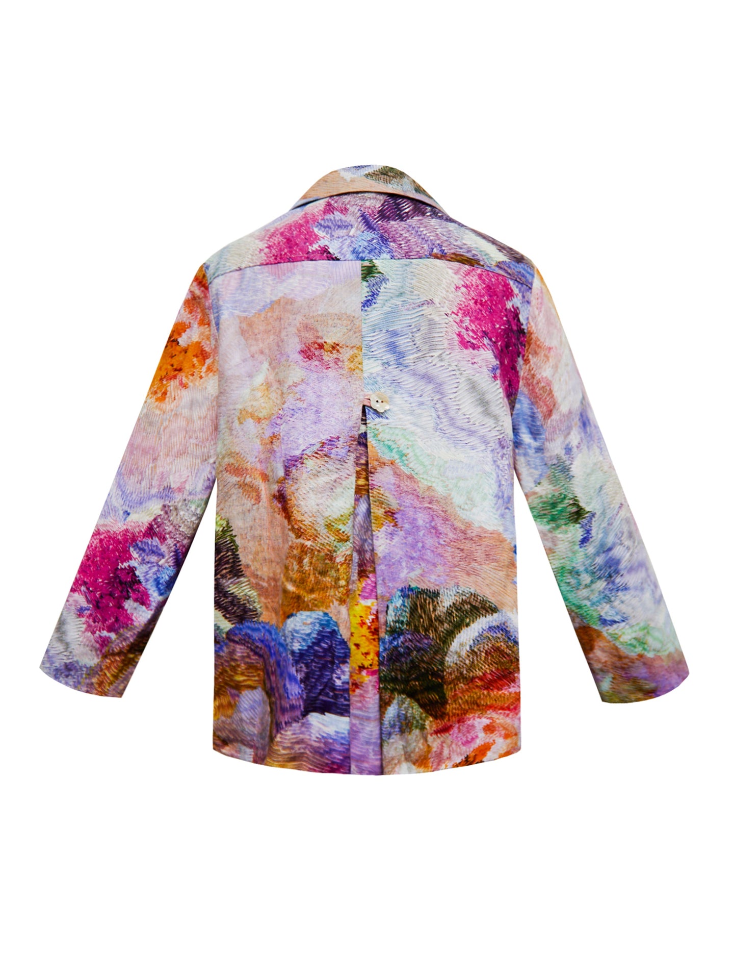 Capulet linen etched flowers jacket