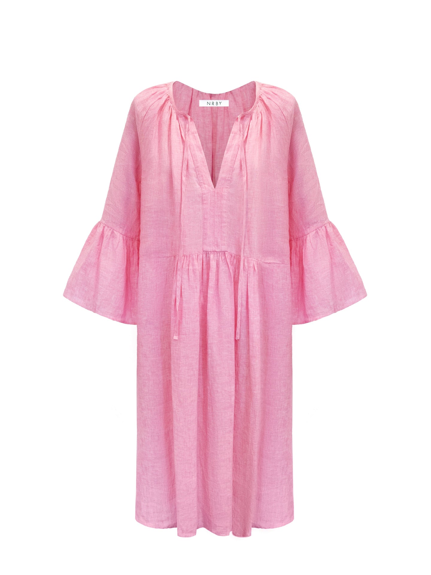 Elizabeth fluted sleeve dress