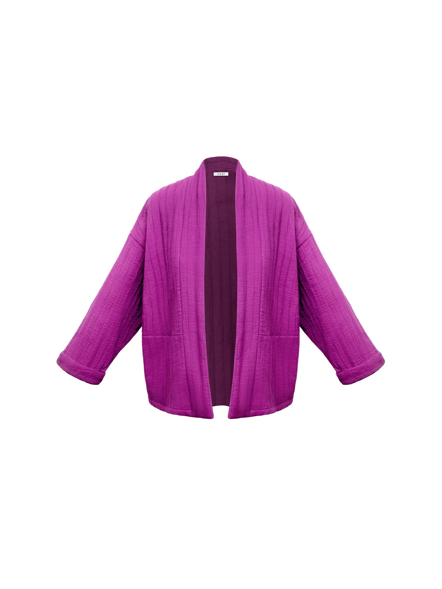 Kimmy double cloth jacket - Magenta
