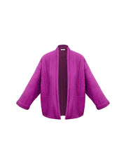 Kimmy double cloth jacket - Magenta