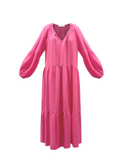 Pink Linen Dress