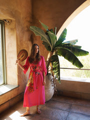 Ines silk butterfly print dress