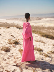 Pink Linen Dress