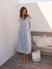 Printed Linen Dress