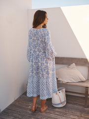 Printed Linen Dress