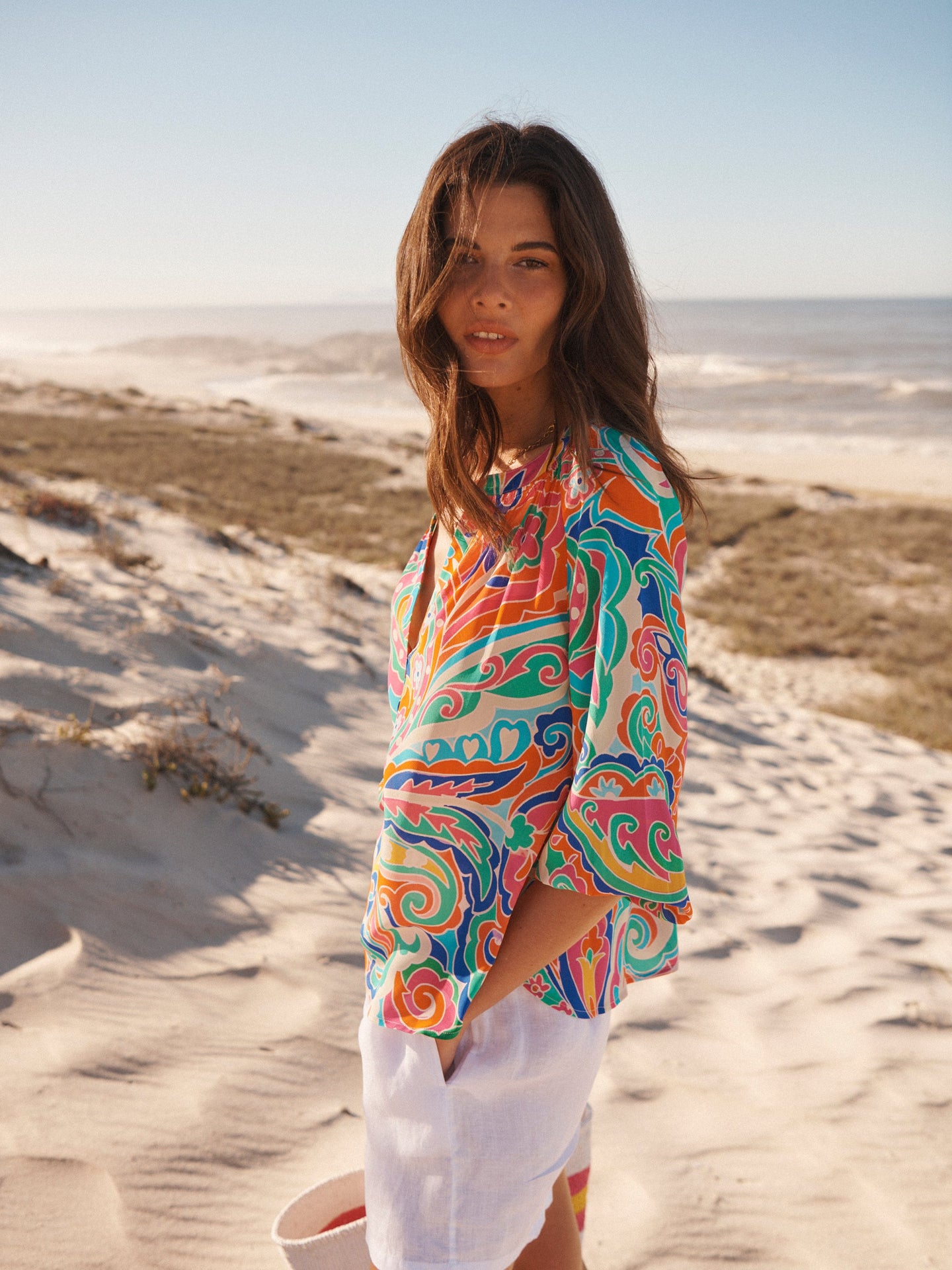 Printed Silk Shirt