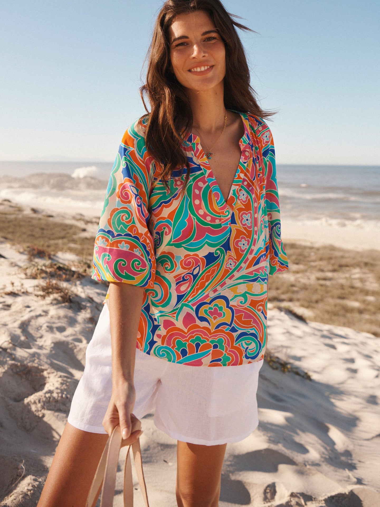 Printed Silk Shirt