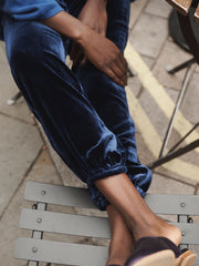 Macey velvet jog pant