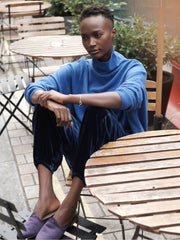 Macey velvet jog pant