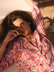 Lara silk tutti frutti shirt