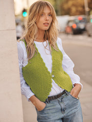 Green Alpaca Waistcoat