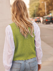 Green Alpaca Waistcoat