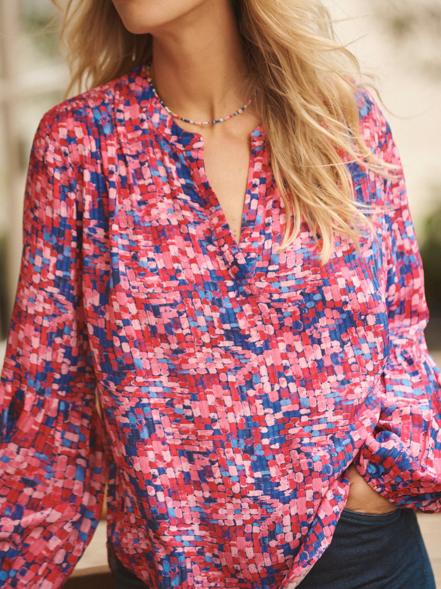 Printed Silk Shirt