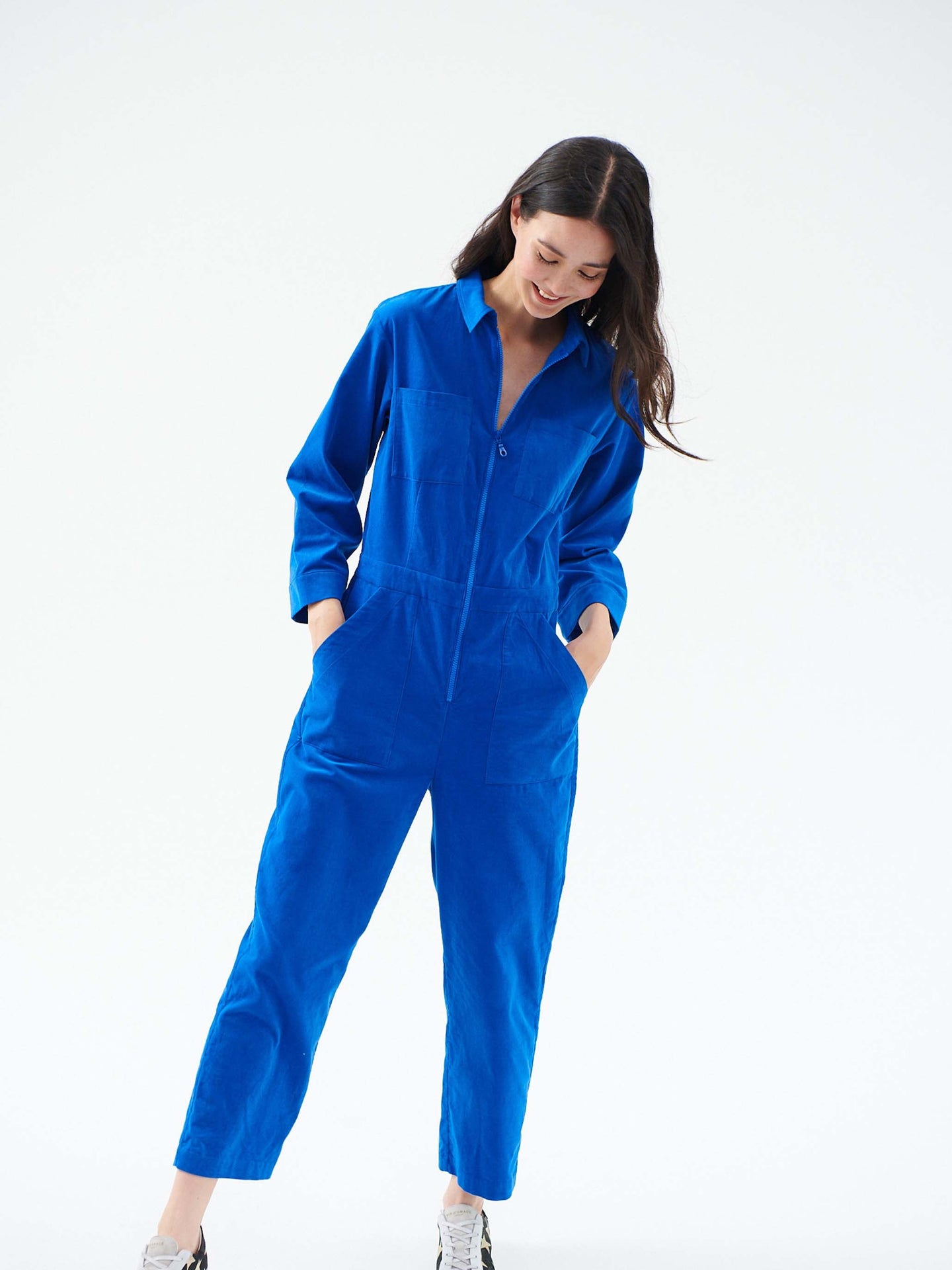 Pip cord jumpsuit