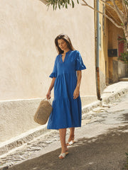 Jaclyn cotton tiered dress