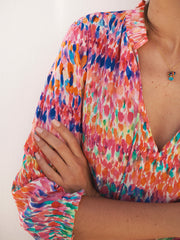 Printed Silk Top