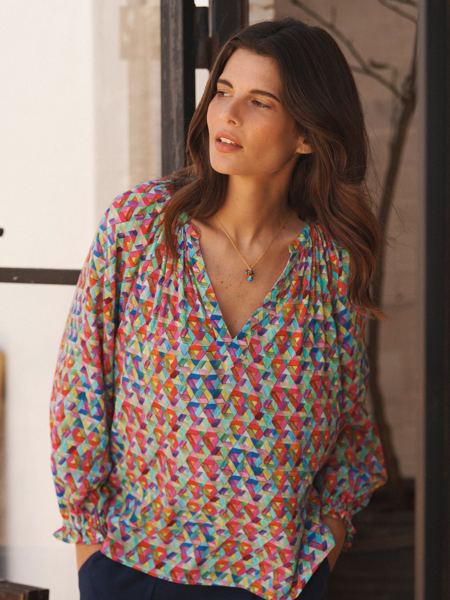 Printed Viscose Shirt