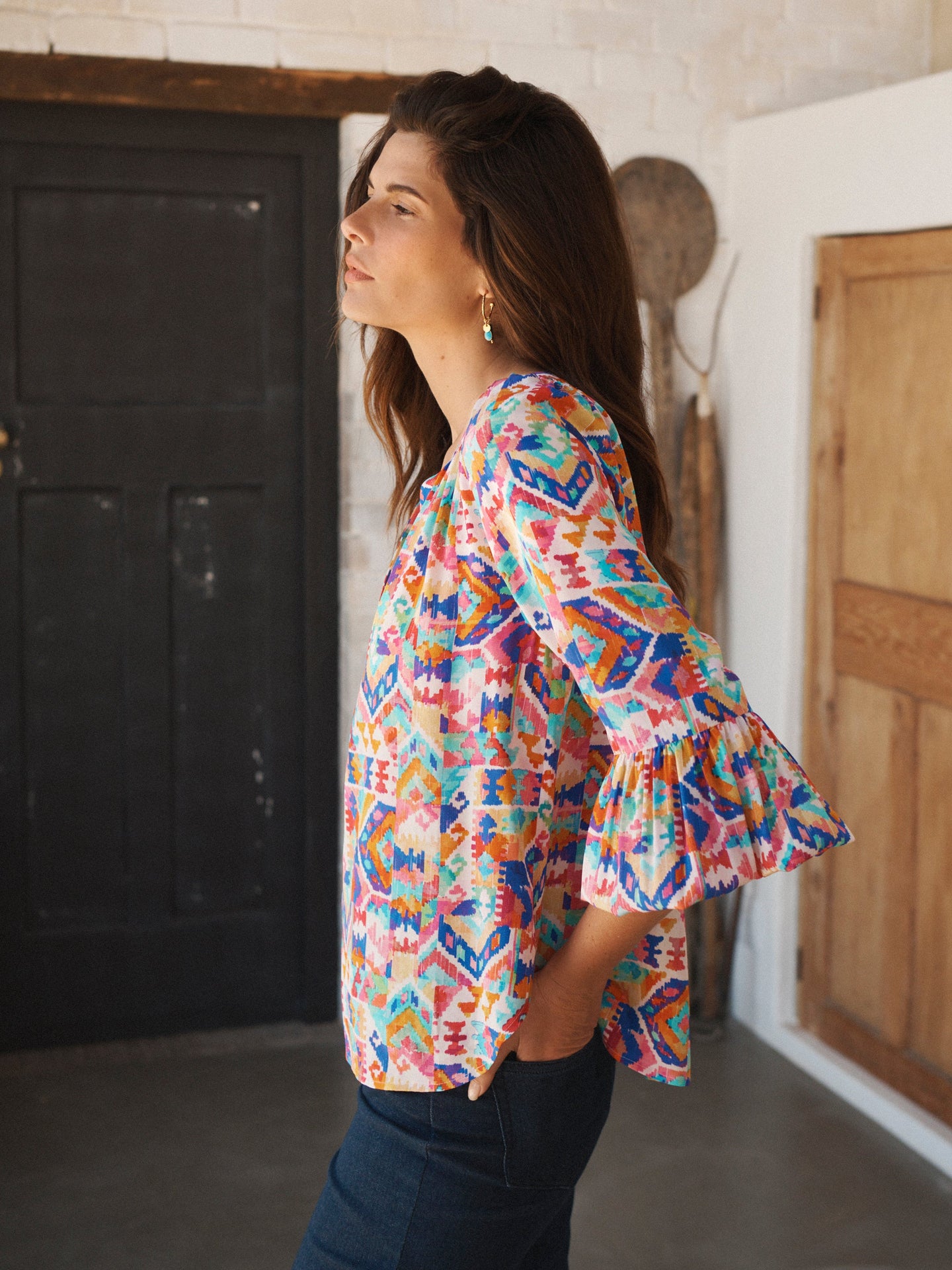Printed Silk Shirt