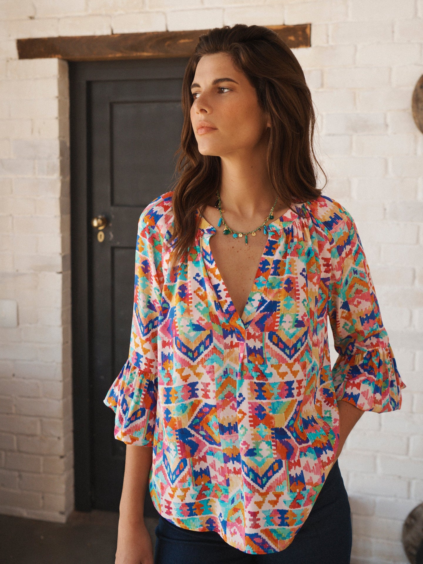 Printed Silk Shirt