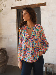 Printed Silk Shirt