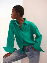 Green Cotton Shirt