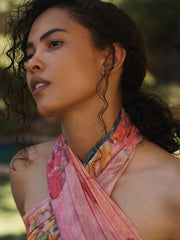 Butterfly placement scarf