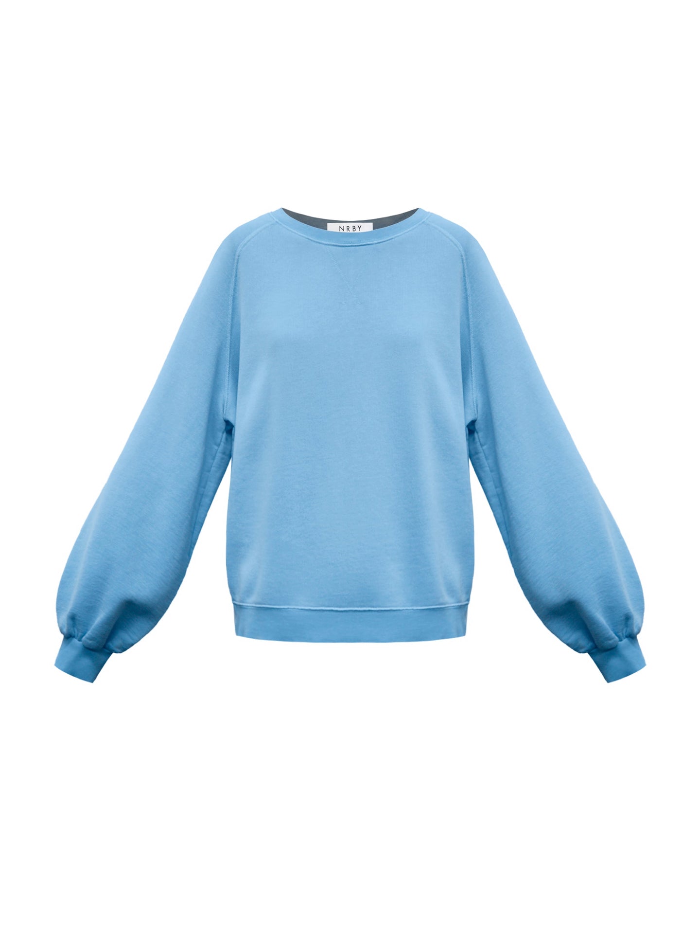 Sandi cotton sweatshirt - Baby Blue