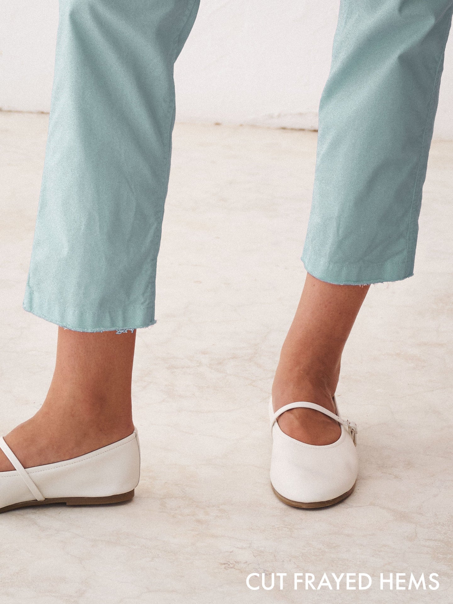 Cole cotton chino - Light Aqua