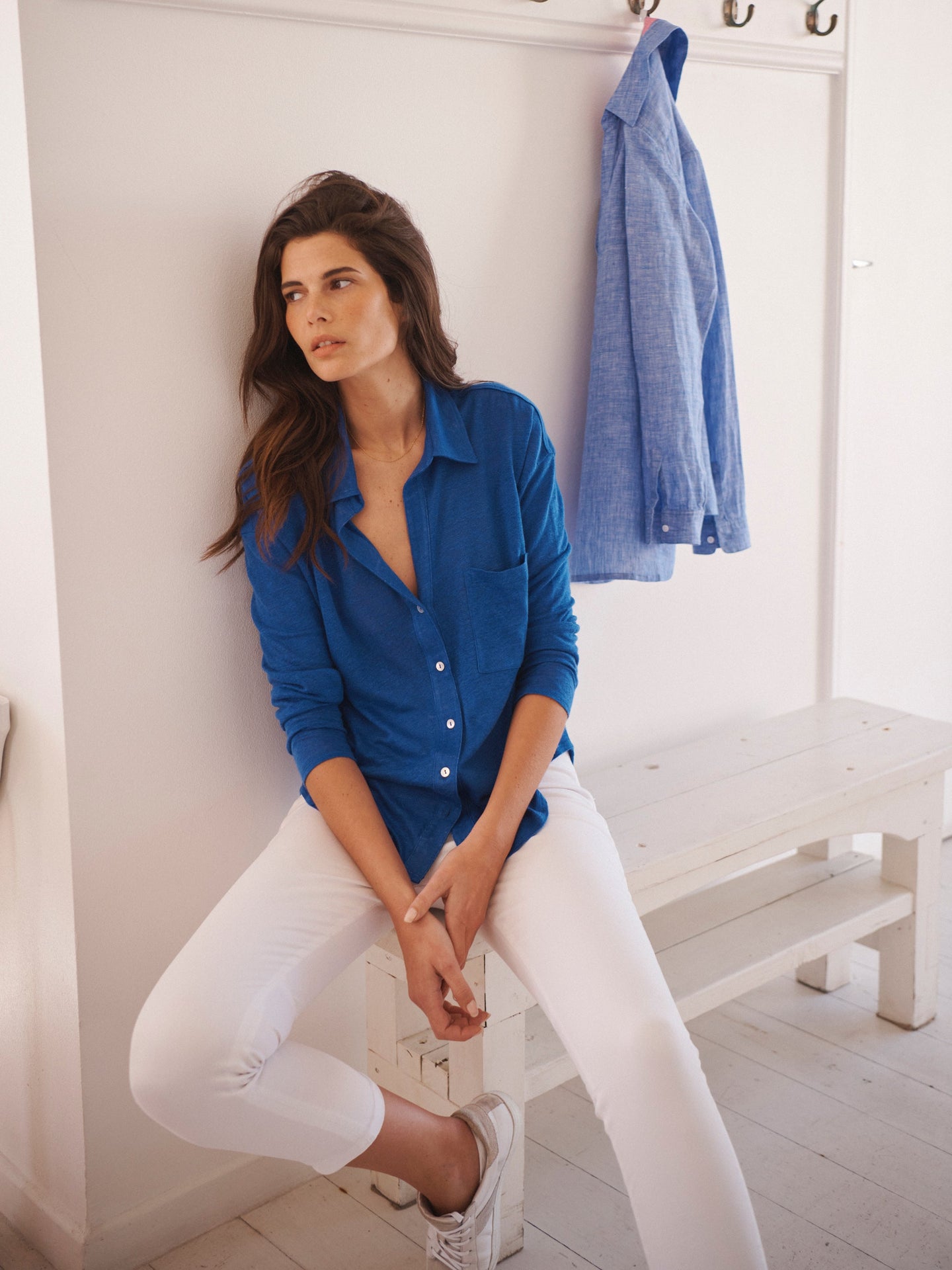 Blue Linen Shirt