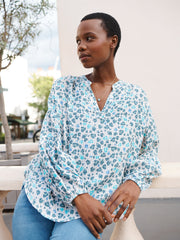 Amy viscose animal pop shirt