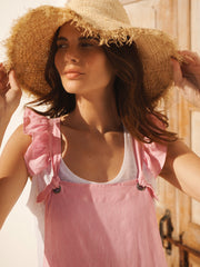 Pink Linen Dress