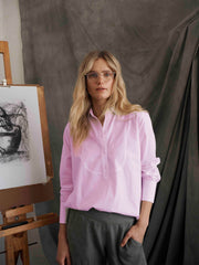 Lauren cotton bib front shirt